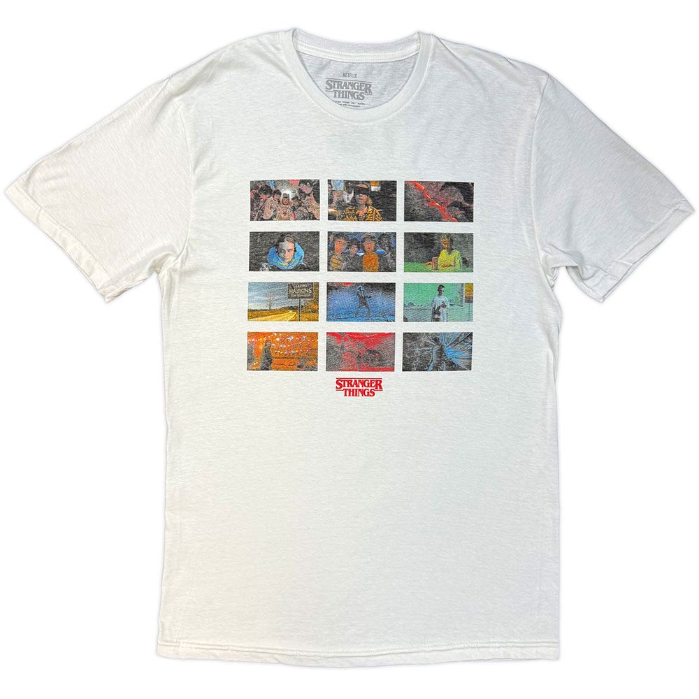 Stranger things - Hawkins Power And Light Tshirt Homme - Blanc